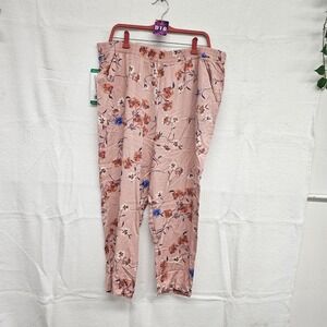 *NWT* Jessica Simpson XL pink floral pants